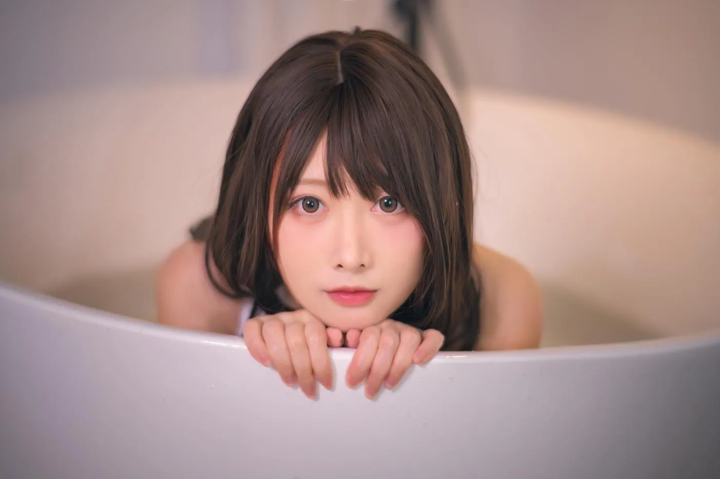 念念_D – NO.02 白色竞泳 [20P]插图5